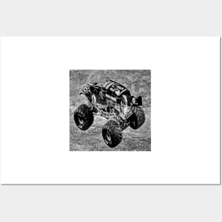 Gravedigger - Black and White Posters and Art